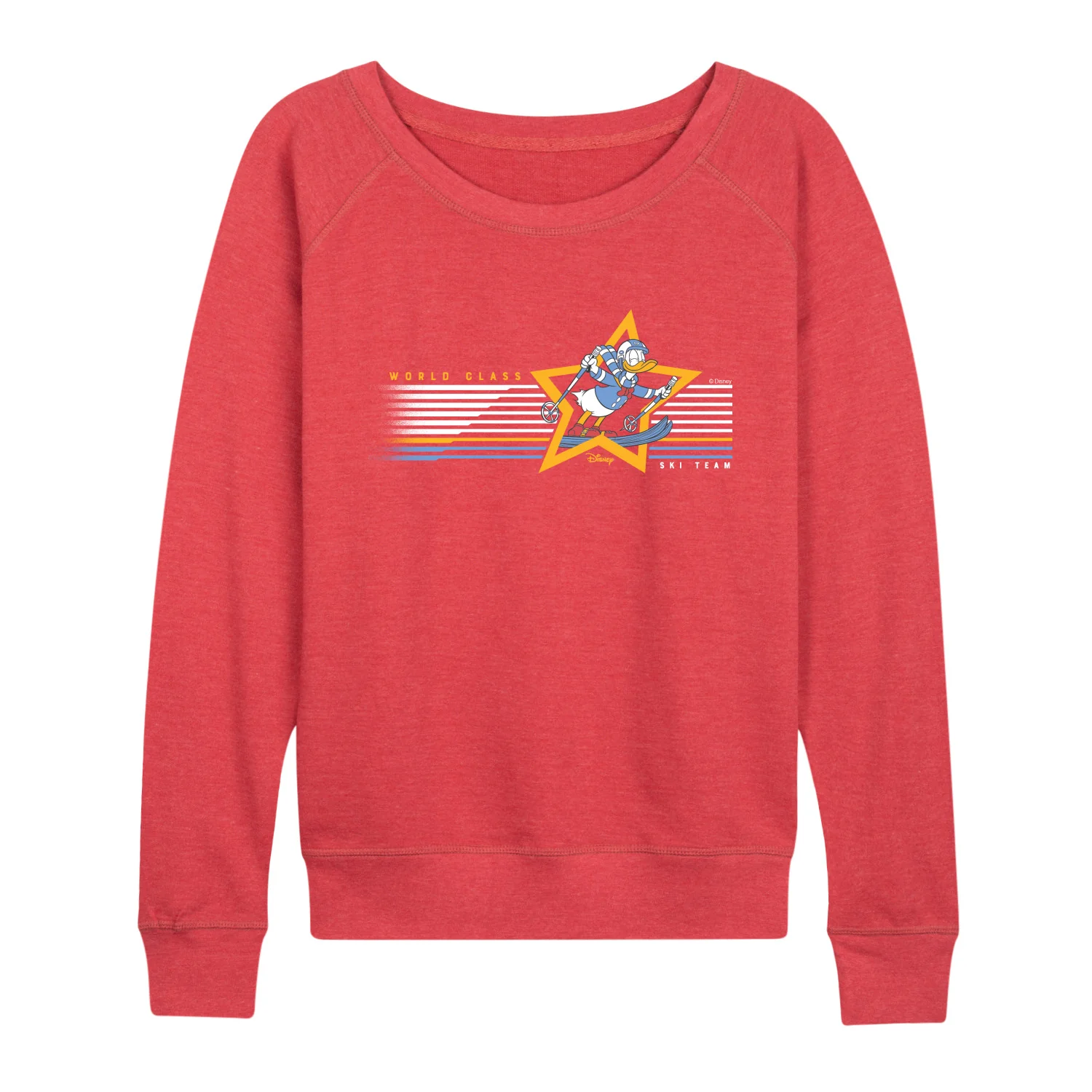 Disney - World Class Ski - Women's French Terry Long Sleeve Pullover - Image 5