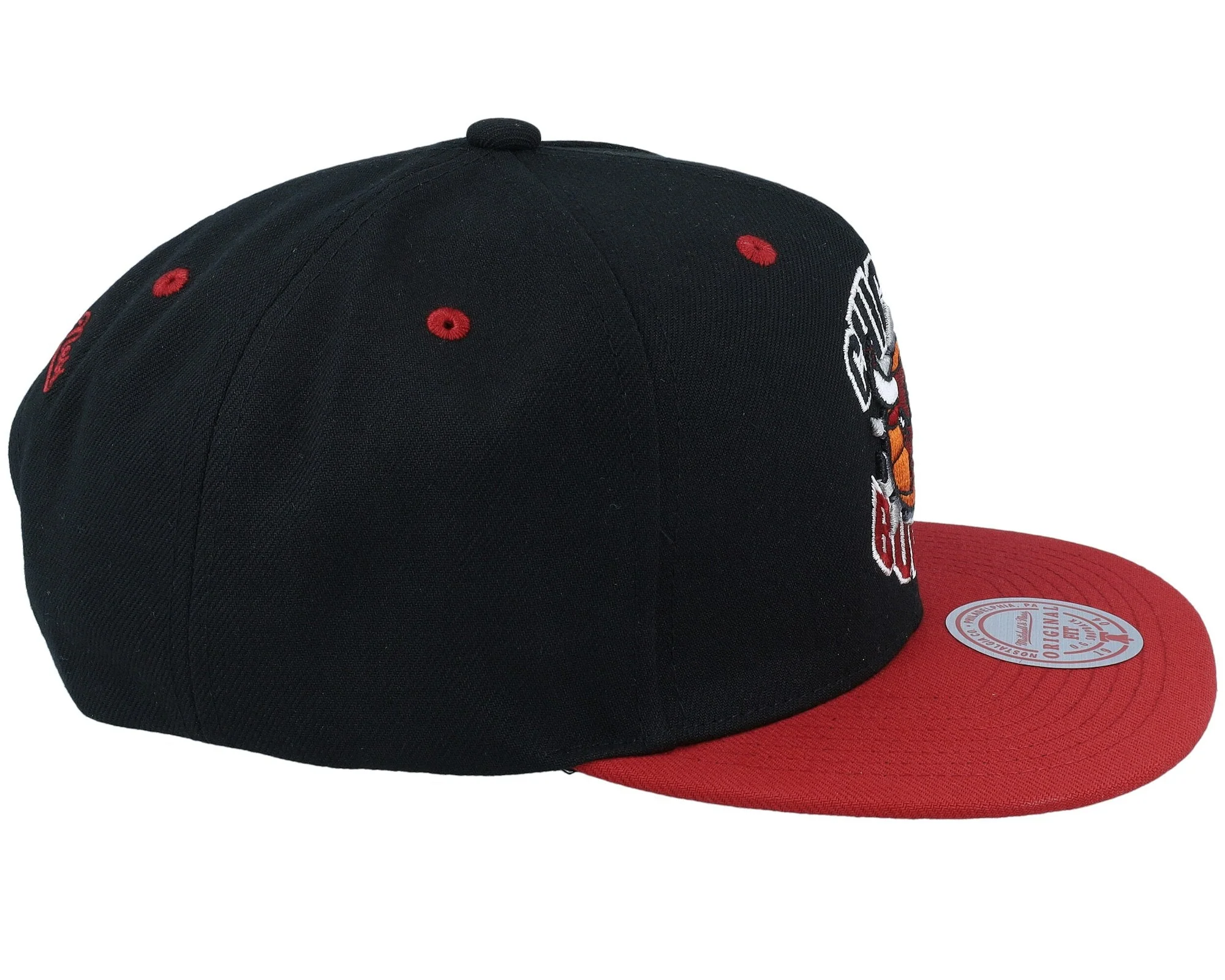 Men's Mitchell & Ness NBA Breakthrough Snapback Bulls - Black - Image 4