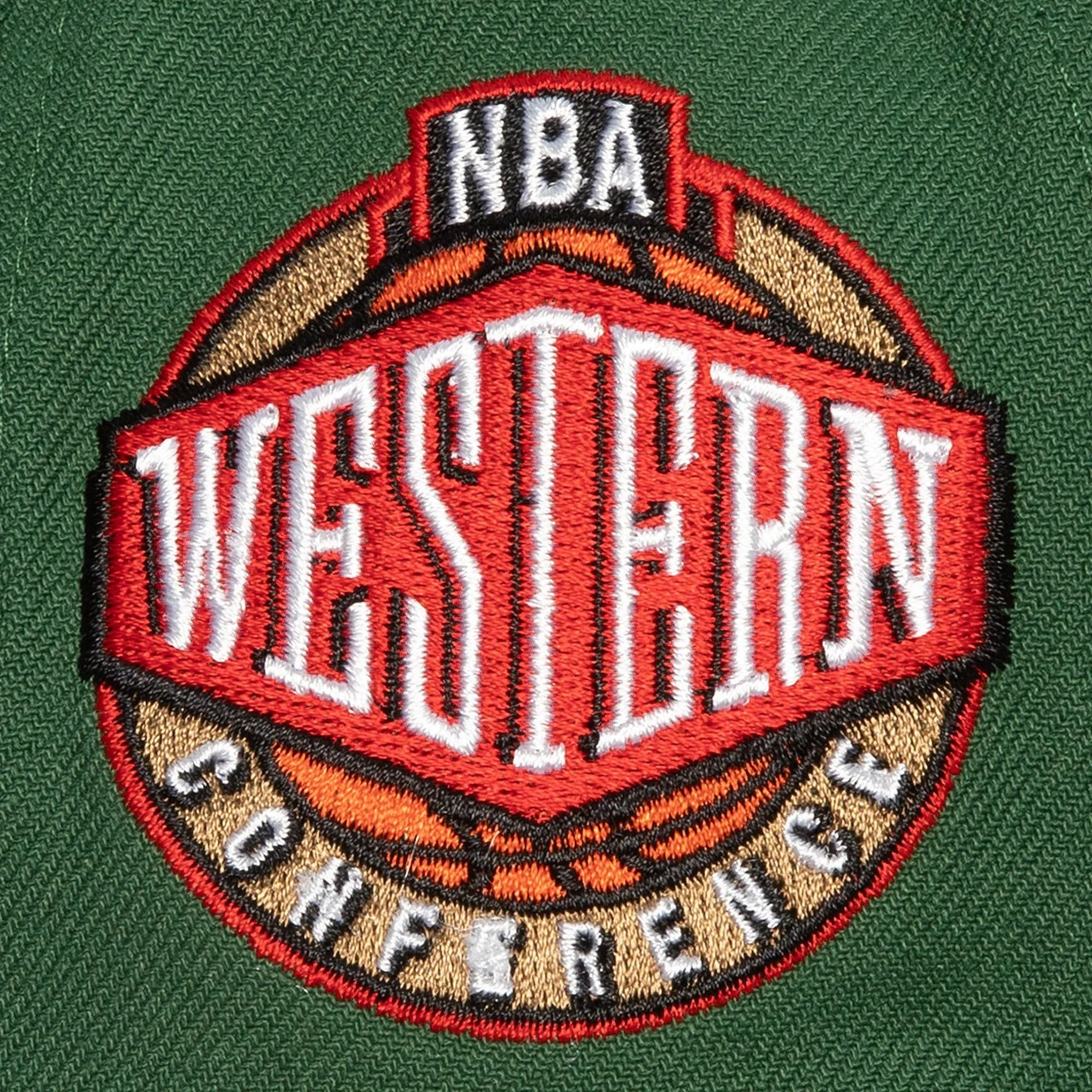 Men's Mitchell & Ness NBA Conference Patch Snapback Hwc Supersonics - Green - Image 3