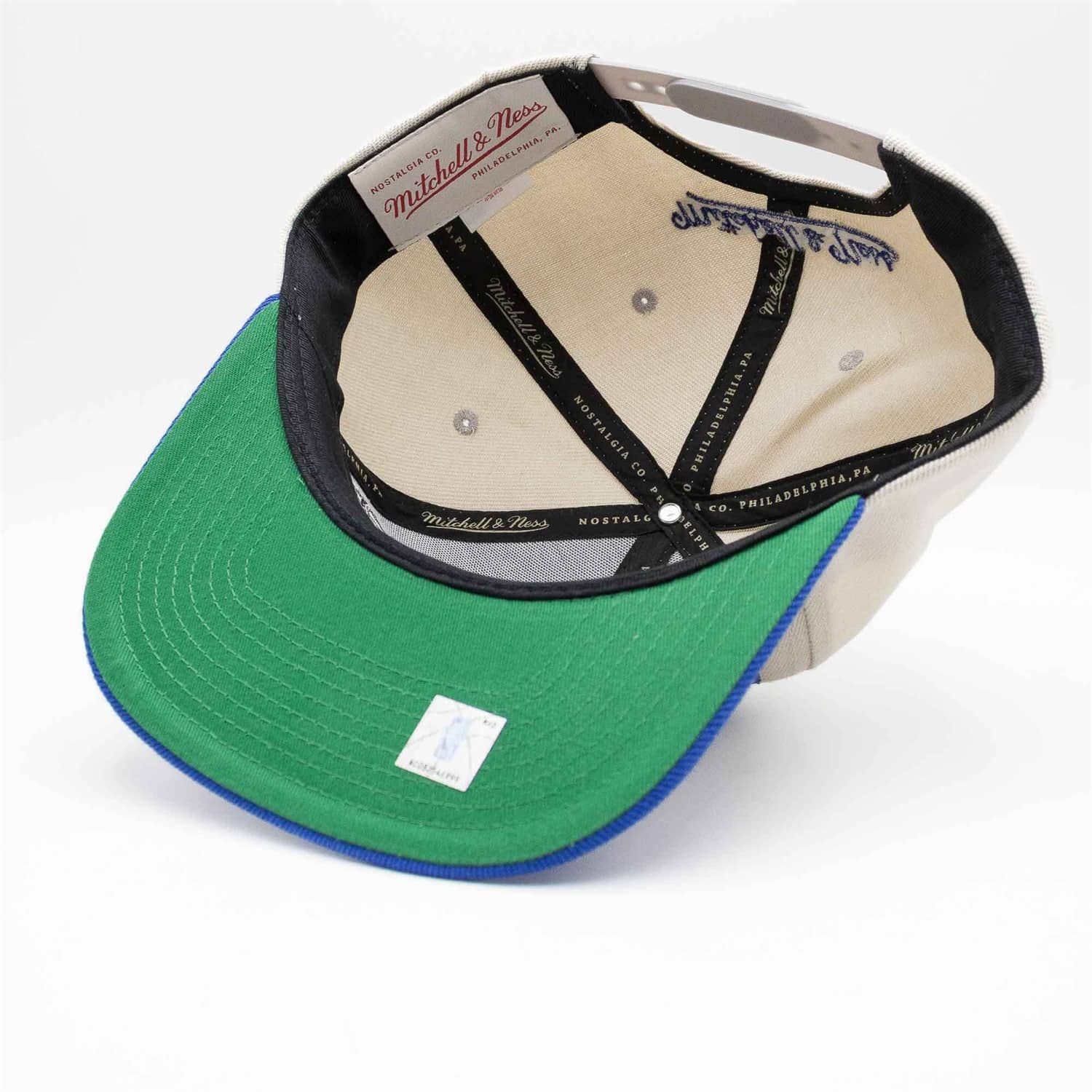 Men's Mitchell & Ness NBA Pop Panel Snapback Hwc Magic - Off White-Navy - Image 5