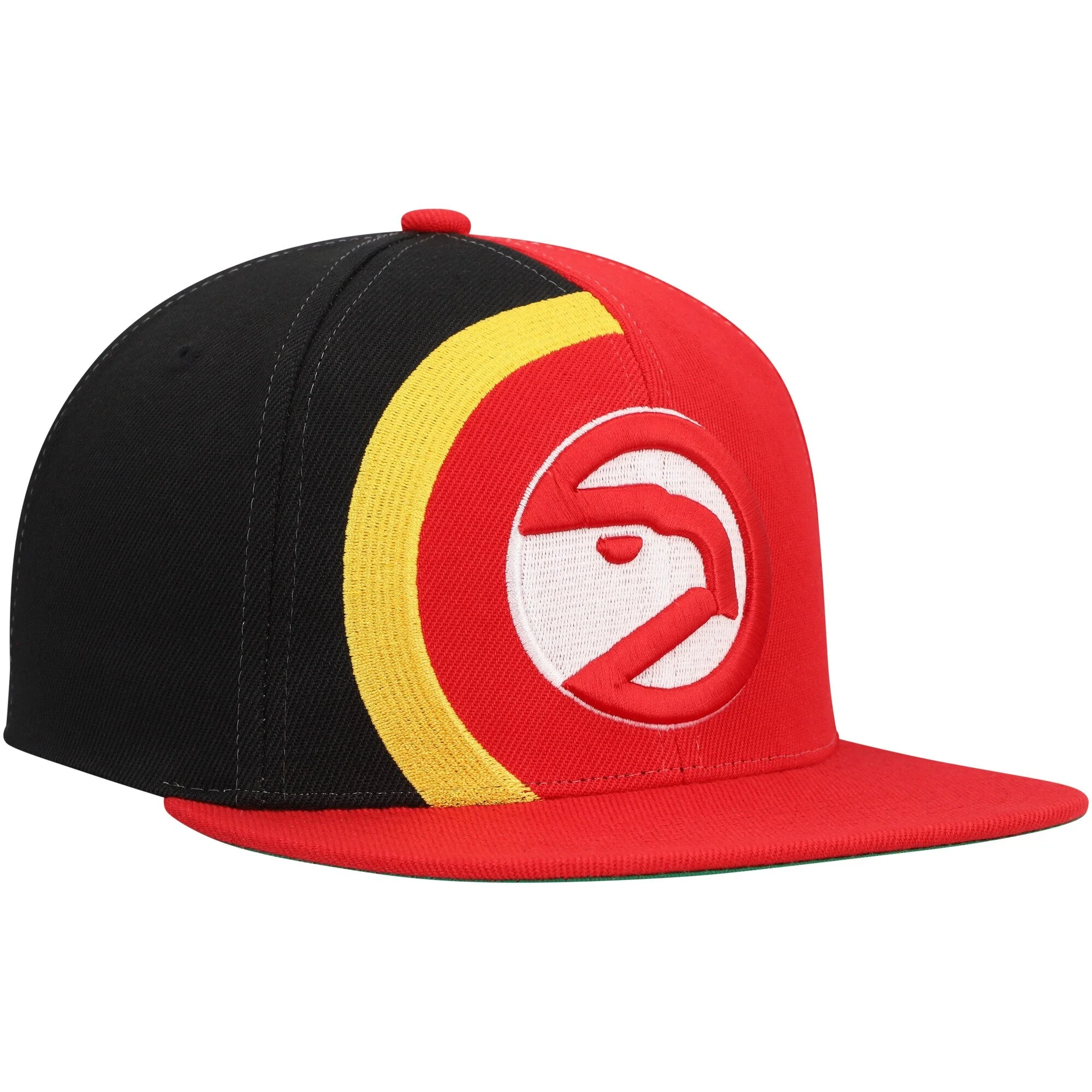 Men's Mitchell & Ness NBA Retroline Snapback Hwc Hawks - Red - Image 3
