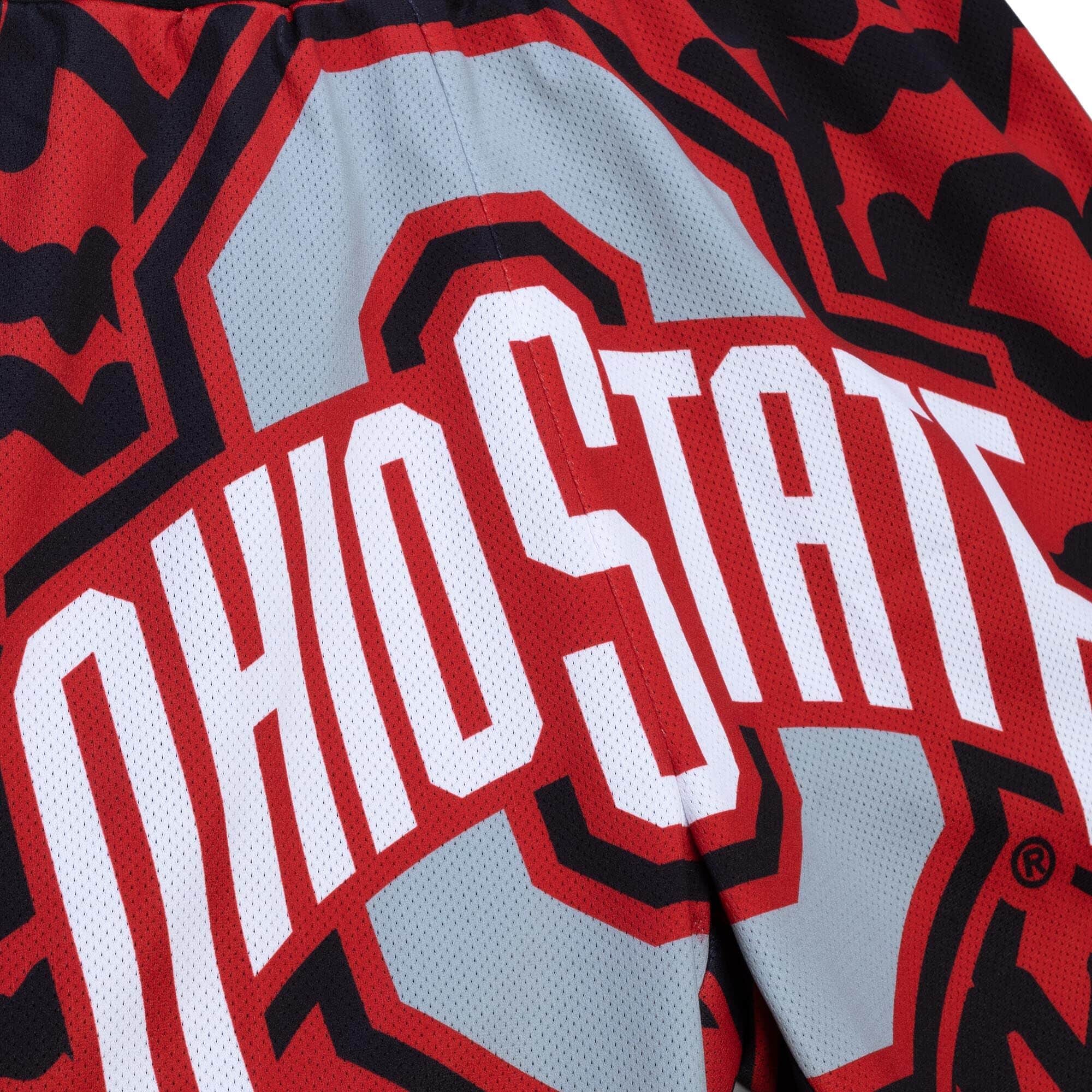 Mitchell & Ness Ncaa Jumbotron 2.0 Sublimated Shorts Ohio State Buckeyes - Image 3