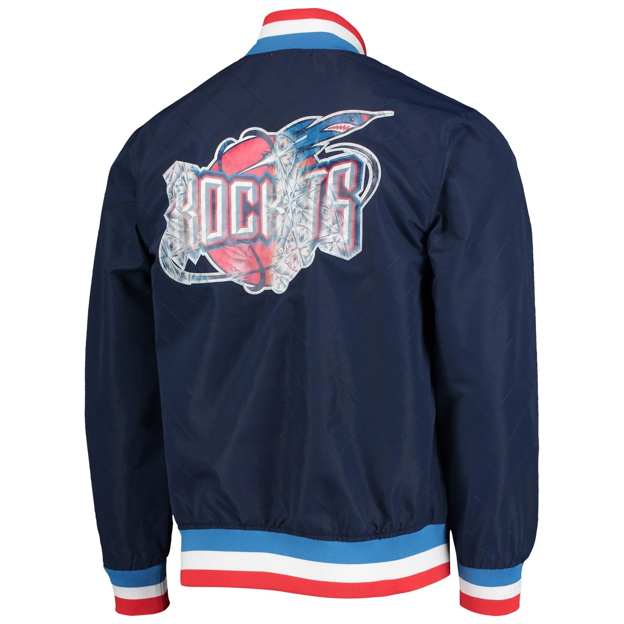 Men's Mitchell & Ness 75Th Anni Warm Up Jacket Rockets - Image 3