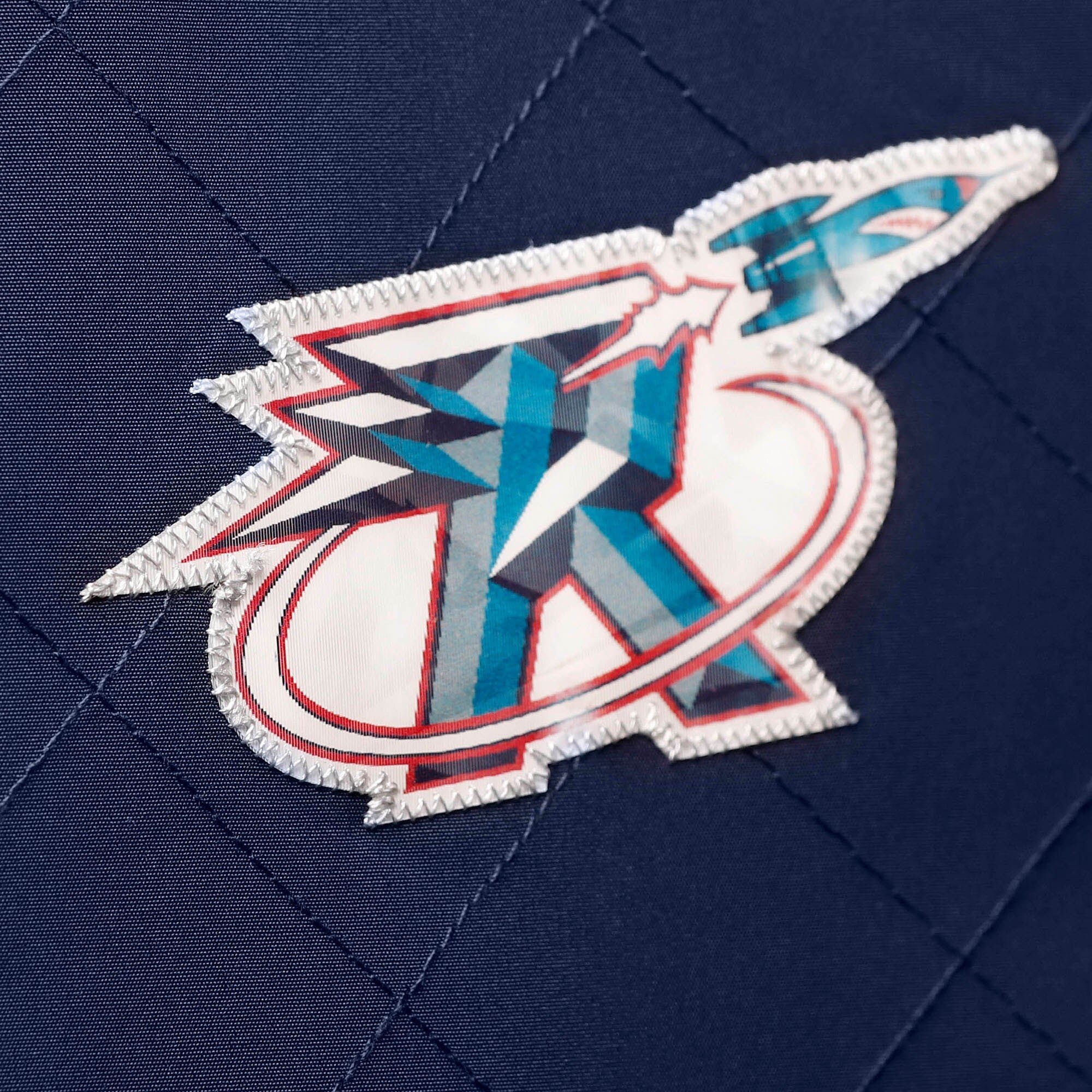 Men's Mitchell & Ness 75Th Anni Warm Up Jacket Rockets - Image 4