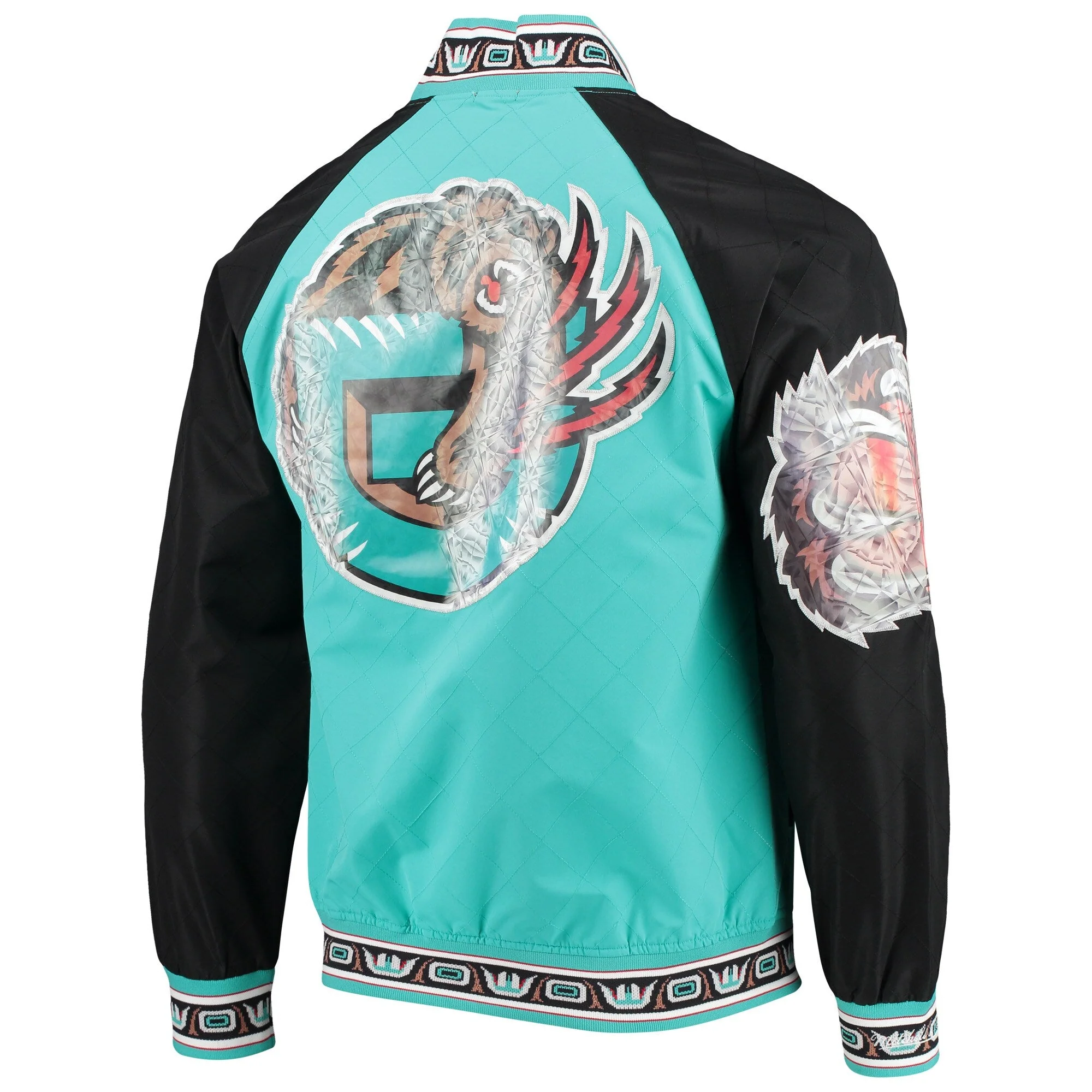 Men's Mitchell & Ness 75Th Anni Warm Up Jacket Grizzlies - Image 3