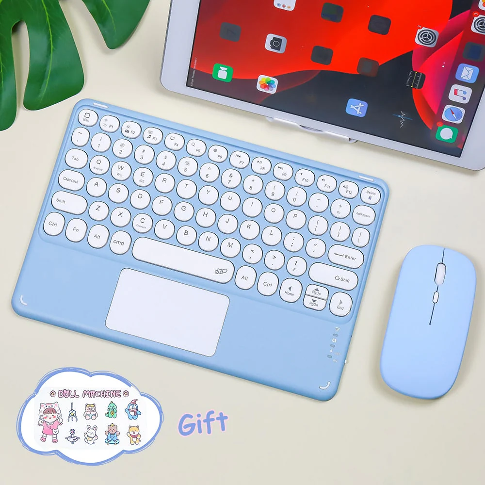 Kore Kawaii Pastel Wireless iPad Keyboard & Mouse - Image 4