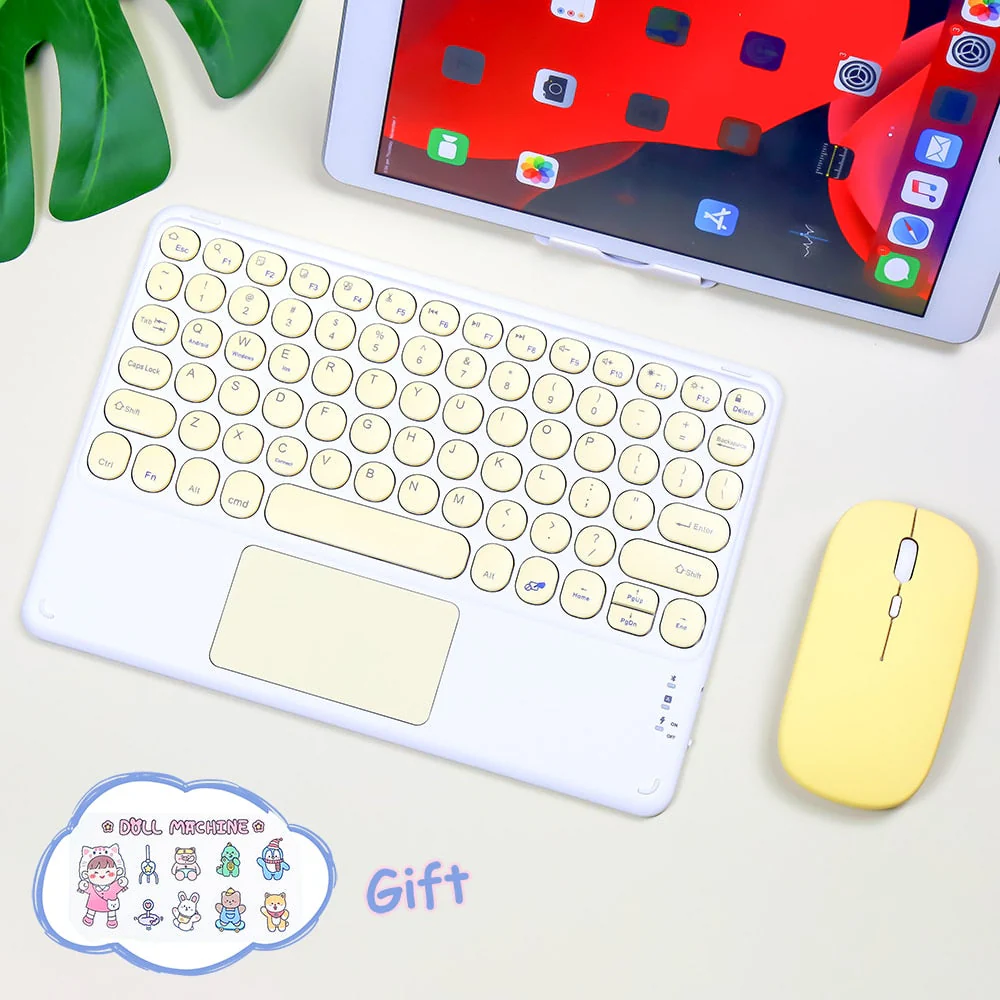 Kore Kawaii Pastel Wireless iPad Keyboard & Mouse - Image 6
