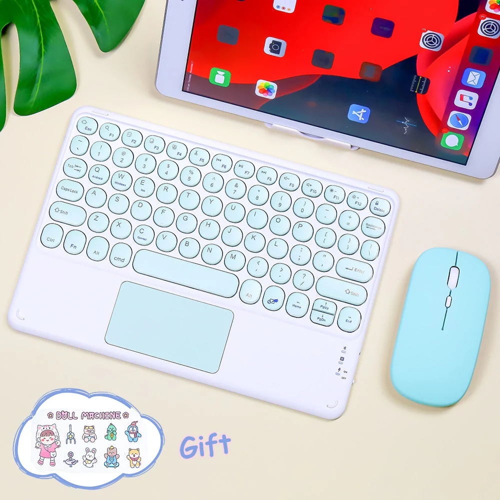 Kore Kawaii Pastel Wireless iPad Keyboard & Mouse - Image 7
