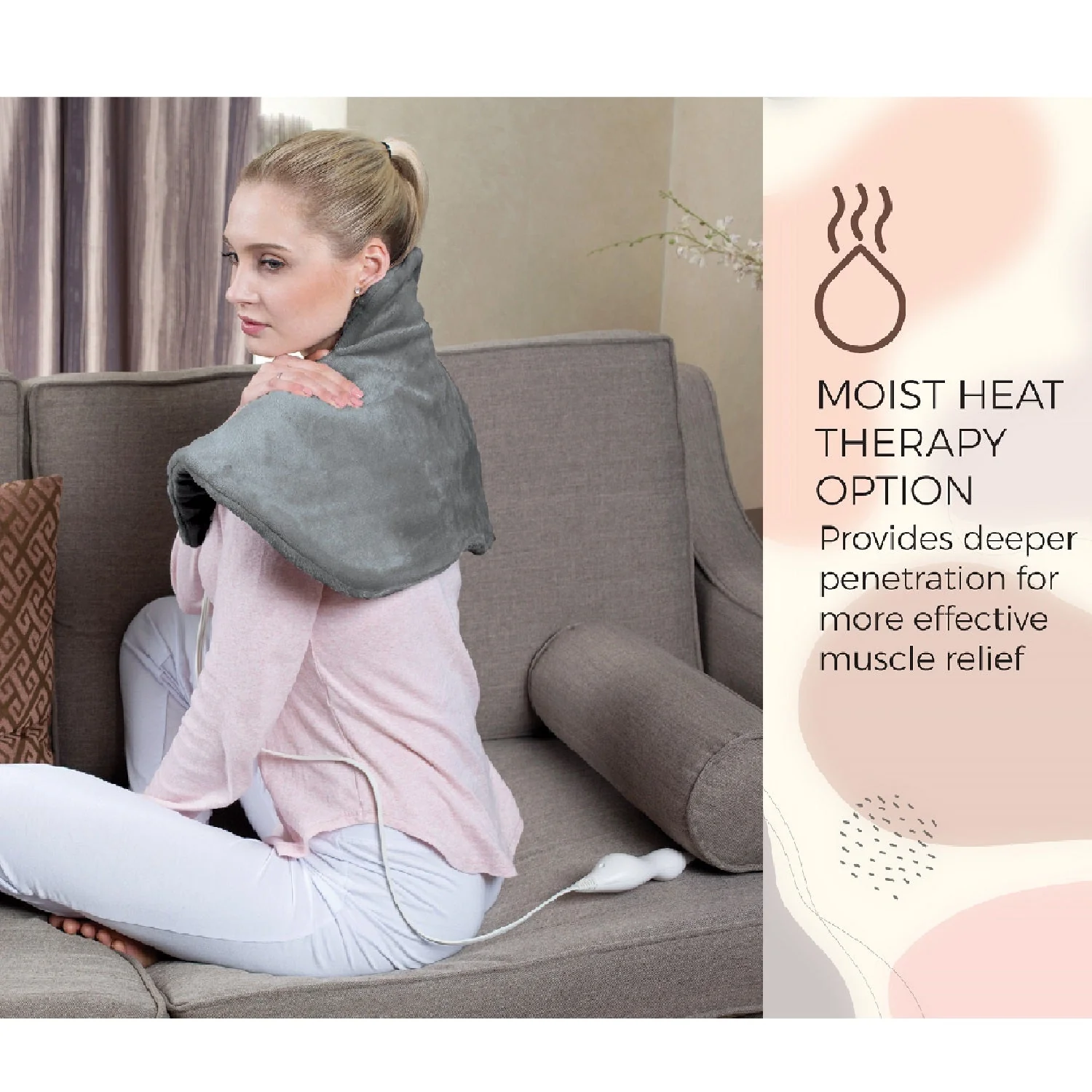 Pursonic Electric Neck & Shoulder Heating Pad - Image 3