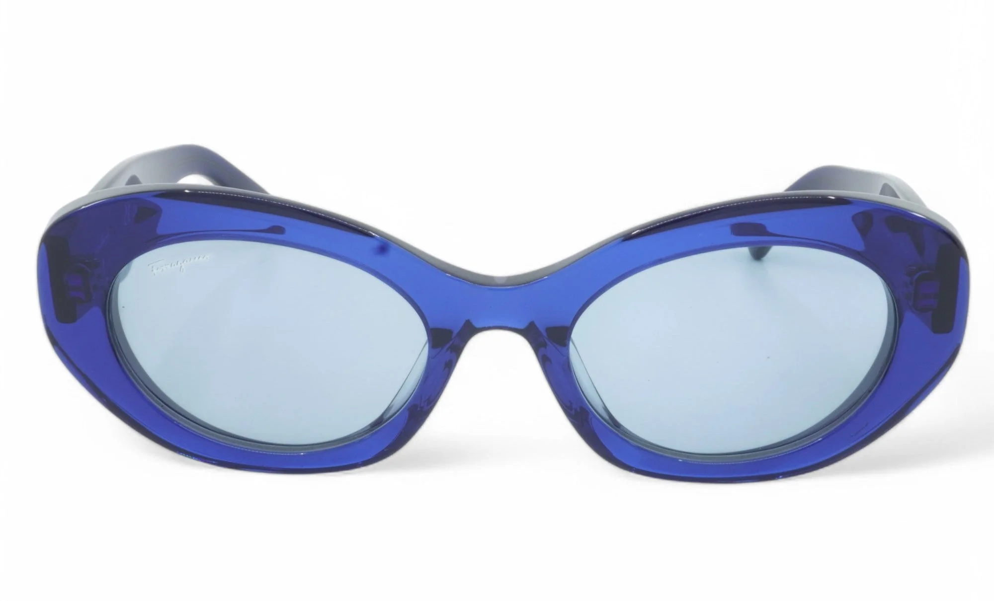Unisex Salvatore Ferragamo Oval Sunglasses - Image 3