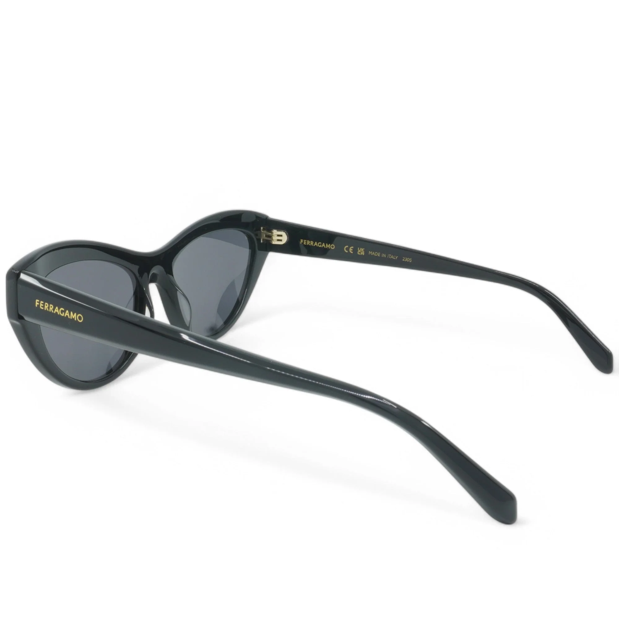 Unisex Salvatore Ferragamo Cat Eye Sunglasses - Image 4