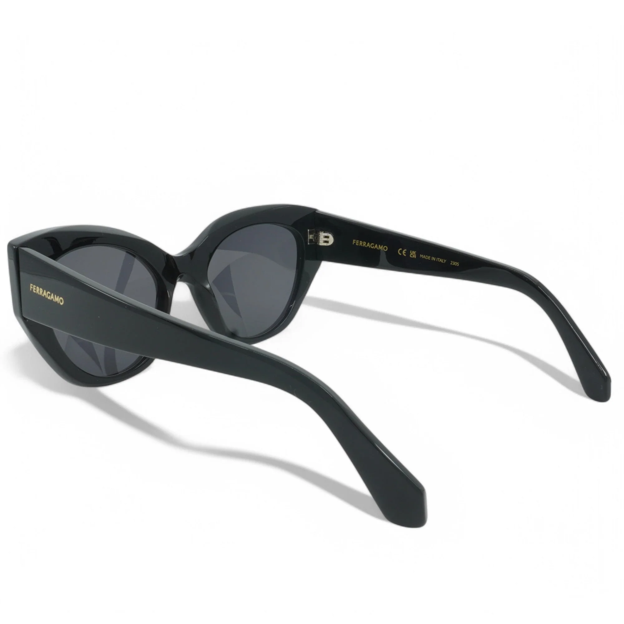 Unisex Salvatore Ferragamo Cat Eye Sunglasses - Image 4