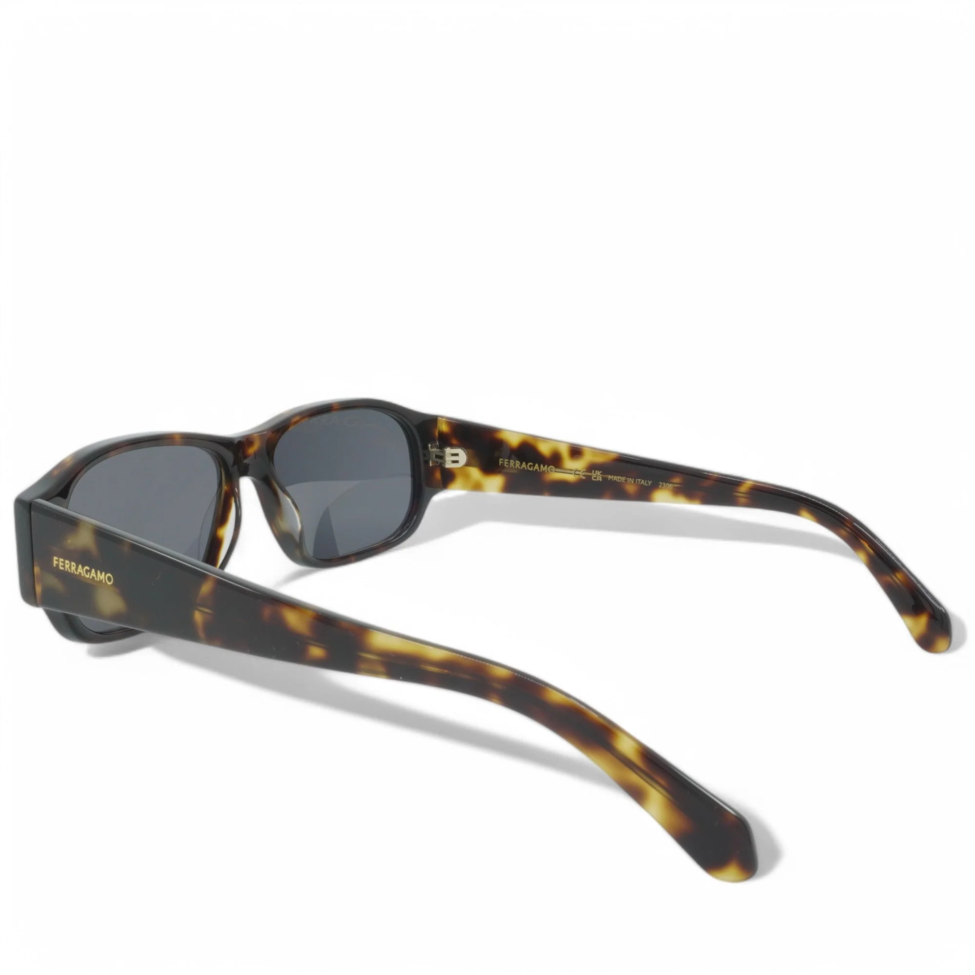Unisex Salvatore Ferragamo Rectangle Sunglasses - Image 4