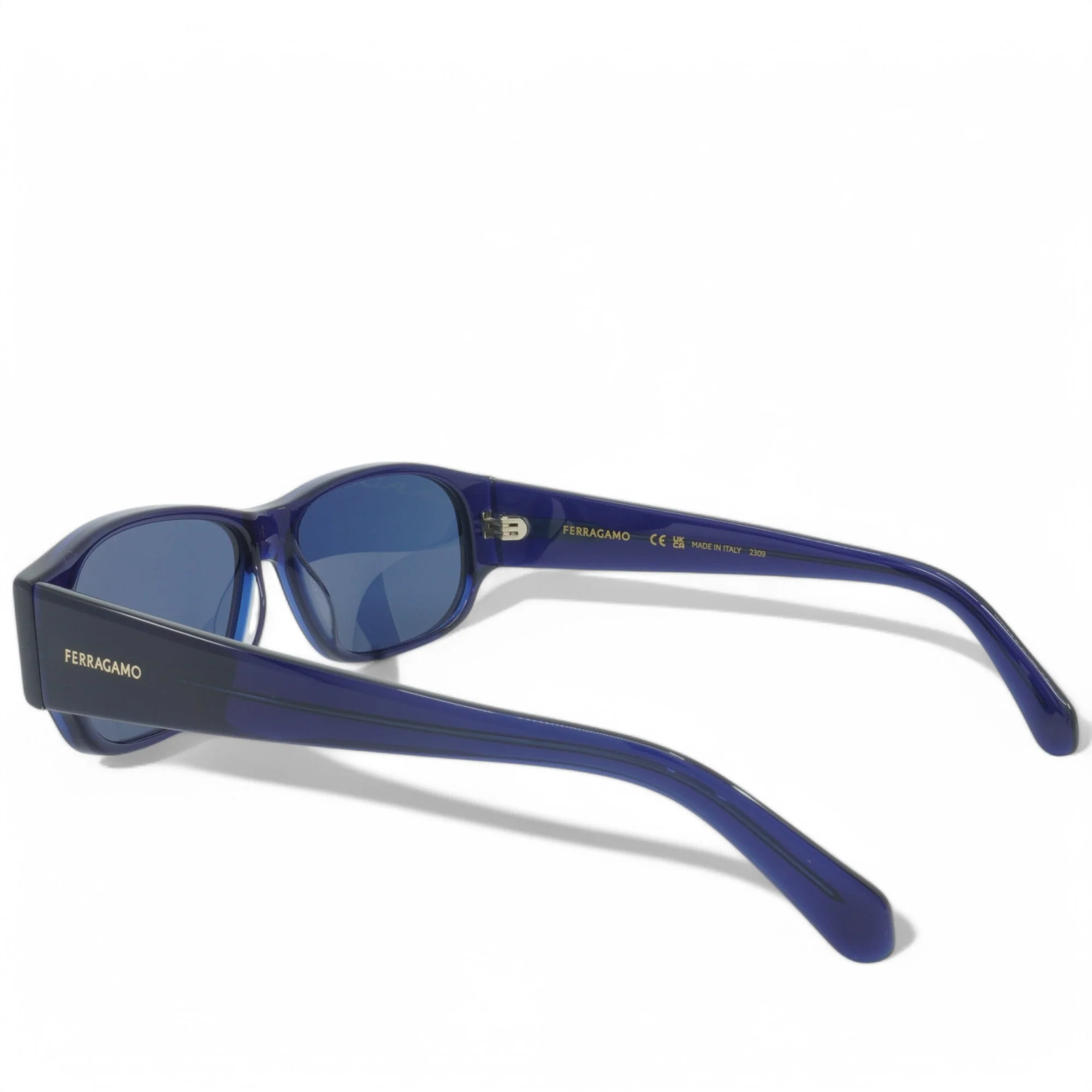 Unisex Salvatore Ferragamo Rectangle Sunglasses - Image 4