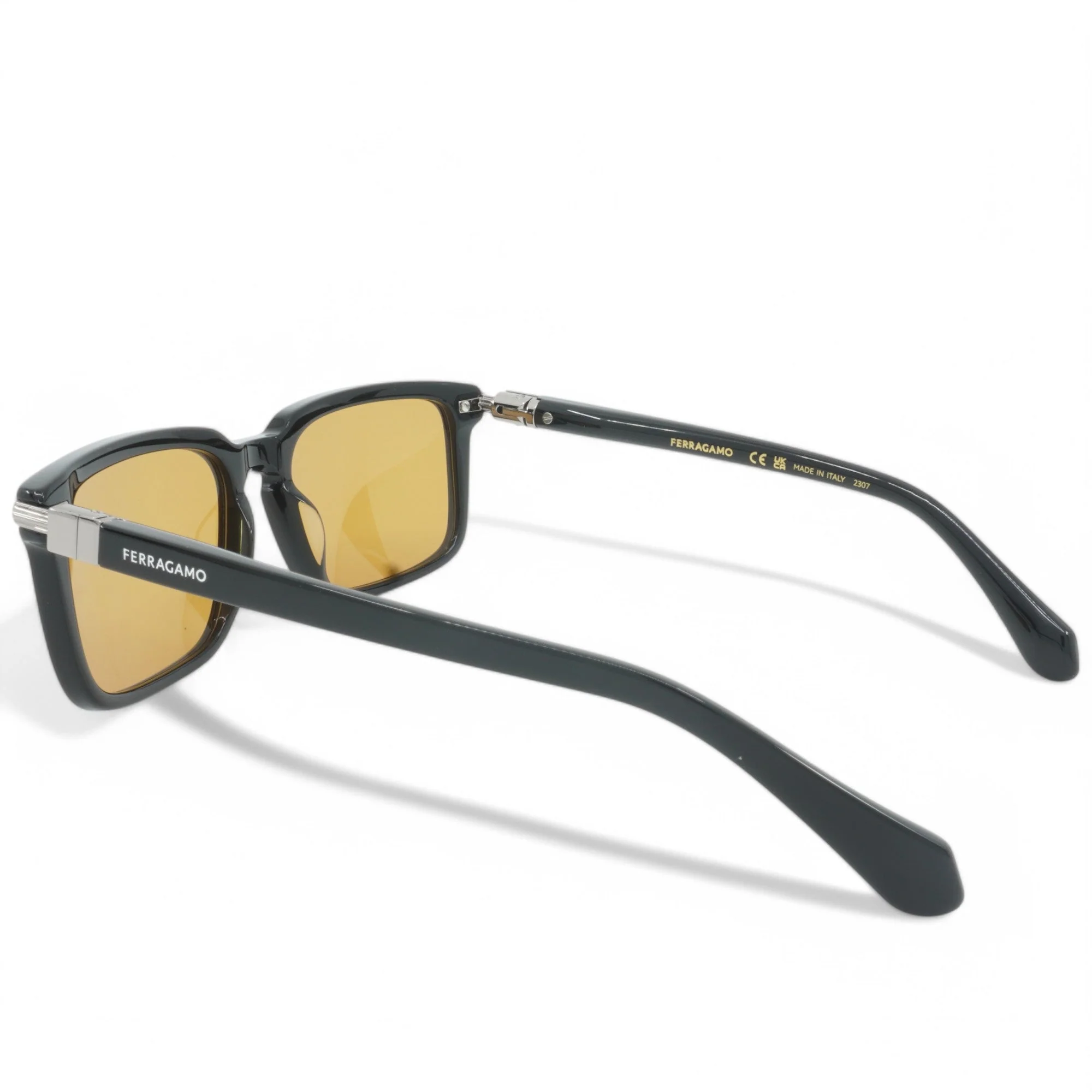 Unisex Salvatore Ferragamo Square Sunglasses - Image 4