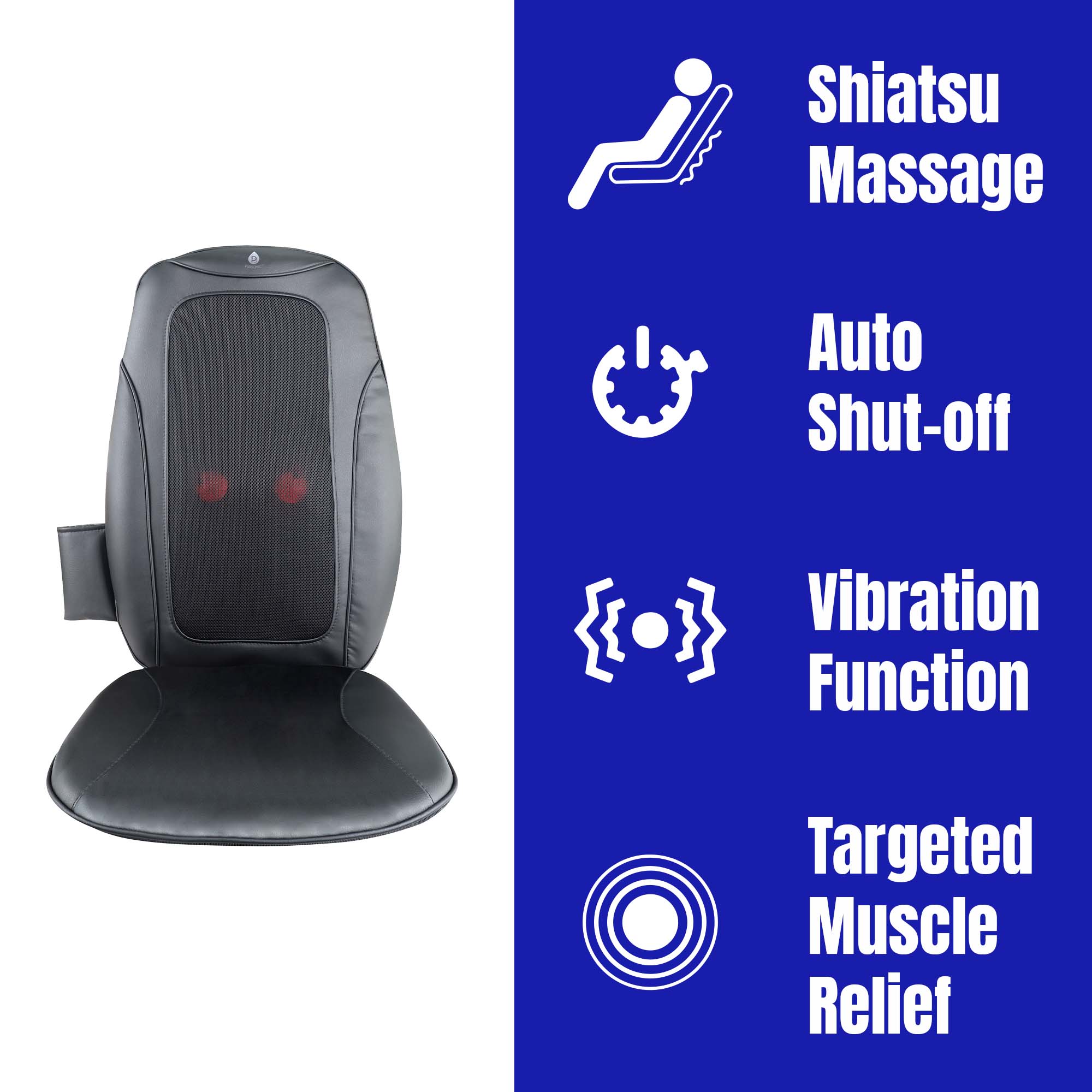 Pursonic Shiatsu Chair Massager with Vibration – Ultimate Relaxation - Image 3