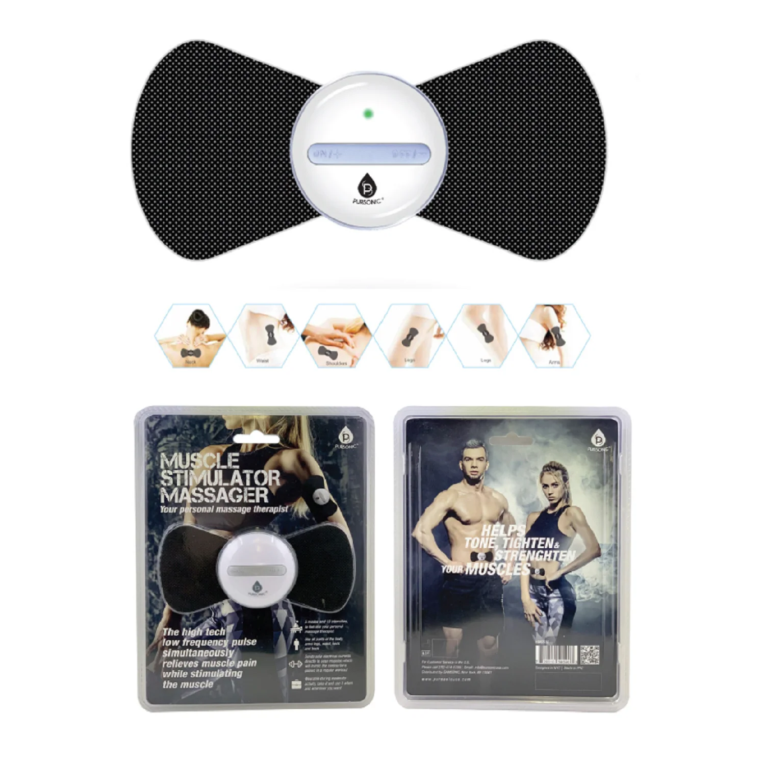 Pursonic Wireless Muscle Stimulator Pulse Massager - Image 3